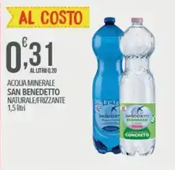 Iper Romagnolo Acqua minerale San Benedetto naturale/frizzante offerta