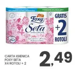 Despar Carta igienica Foxy Seta offerta