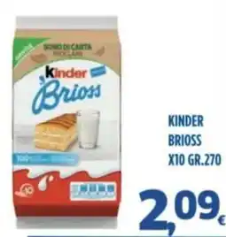 Orizzonte Supermercati Kinder Brioss offerta