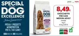 Basko Special Dog Excellence crocchette per cani medium adult maiale offerta