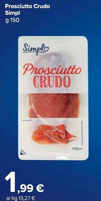 Carrefour Market Simpl prosciutto crudo offerta