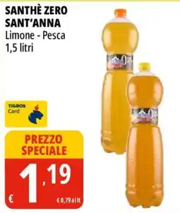 Tigros Santhè zero Sant'Anna offerta