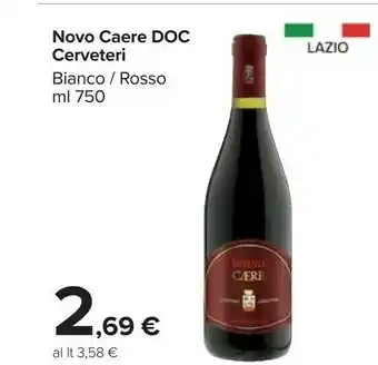 Carrefour Novo caere doc lazio cerveteri bianco offerta