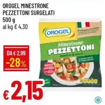 Orogel minestrone pezzetttoni