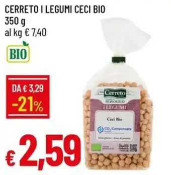 Cerreto i legumi ceci bio