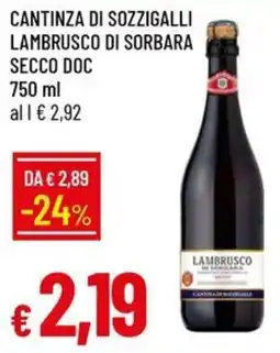 IperFamila Lambrusco di Sorbara offerta