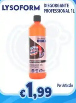 Opportunity Shop Lysoform disgorgante professional offerta