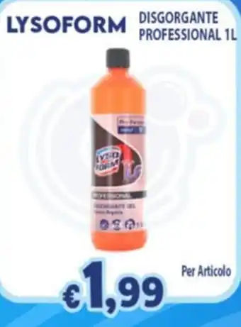 Lysoform disgorgante professional