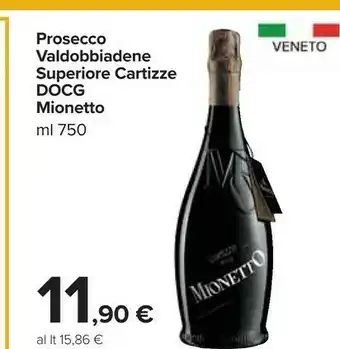 Carrefour Prosecco valdobbiadene superiore cartizze docg offerta