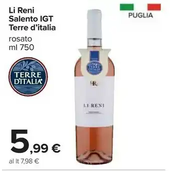 Carrefour Li reni salento igt offerta
