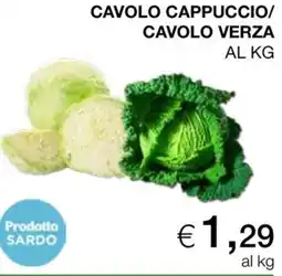 In Coop Cavolo cappuccio/ cavolo verza offerta