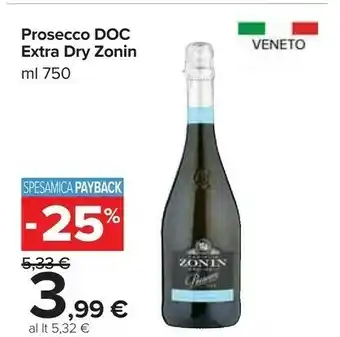 Carrefour Prosecco extra dry 750 g(ml) offerta
