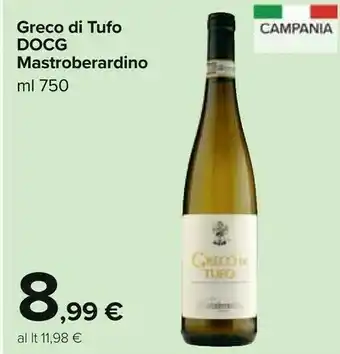 Carrefour Greco di tufo docg offerta