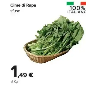 Carrefour Cime di rapa offerta