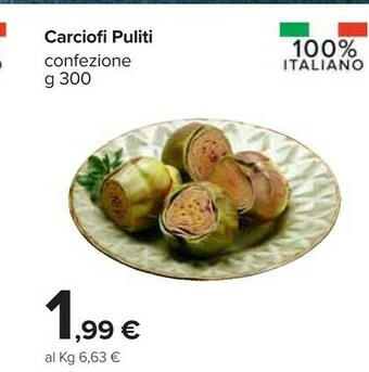 Carrefour Carciofi puliti offerta