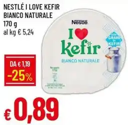 IperFamila Nestlé I love kefir bianco naturale offerta