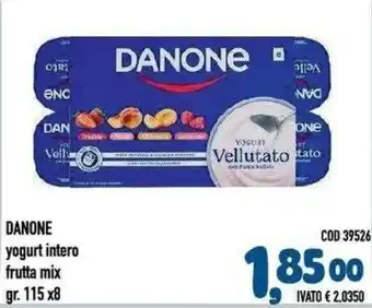 Danone yogurt intero frutta mix