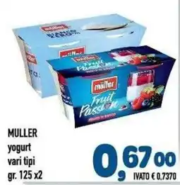Del Prete Distribuzioni Muller yogurt vari tipi offerta