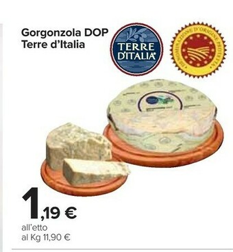 Carrefour Gorgonzola dop offerta