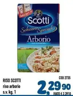 Del Prete Distribuzioni Riso Scotti riso arborio offerta
