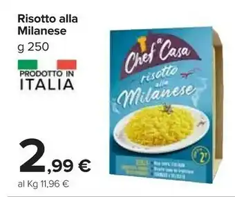Carrefour Risotto alla milanese offerta
