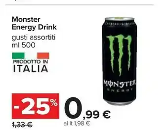 Carrefour Energy drink offerta