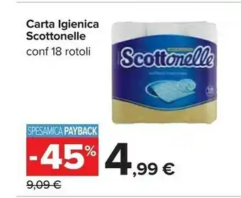 Carrefour Scottonelle carta igienica offerta
