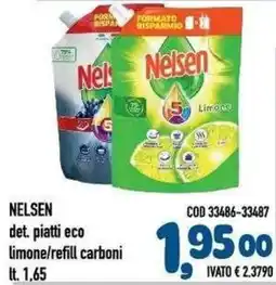 Del Prete Distribuzioni Nelsen det. piatti eco limone offerta