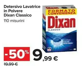 Carrefour Detersivo lavatrice in polvere offerta