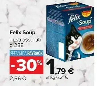 Carrefour Felix soup offerta