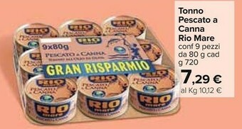 Carrefour Tonno rio mare offerta