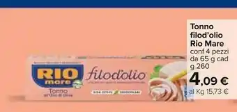 Carrefour Tonno rio mare offerta