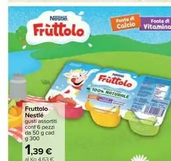 Carrefour Fruttolo frutta mista 300 g(ml) offerta