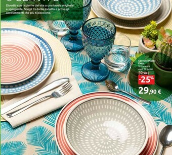 Carrefour Servizio piatti offerta