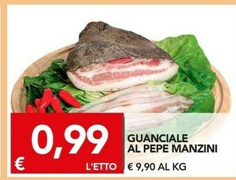 TuoDi Manzini guanciale al pepe offerta