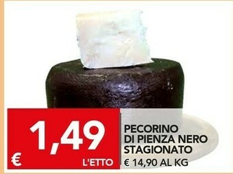 TuoDi Pecorino di pienza nero stagionato offerta