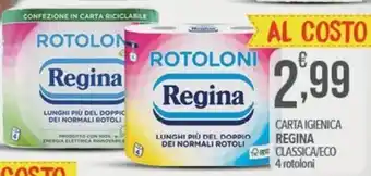 Carta igienica Regina classica/eco