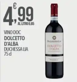 Iper Nonna Isa Vino doc dolcetto d'alba duchessa lia offerta
