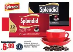 Elite Splendid Capsule Nespresso compatibili Classico - Barista offerta