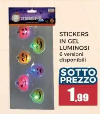 Stickers in gel luminosi