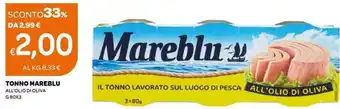 Ekom Tonno Mareblu All'Olio Oliva G 80x3 offerta