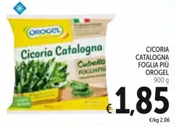 Spazio Conad Orogel Cicoria Catalogna Foglia Più 900 g offerta