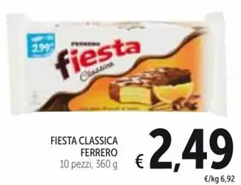 Spazio Conad Ferrero Fiesta Classica 10 pezzi, 360 g offerta