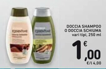 Spazio Conad Doccia Shampoo o Doccia Schiuma vari tipi 250 ml offerta