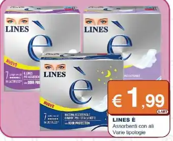 Lines è Assorbenti con ali