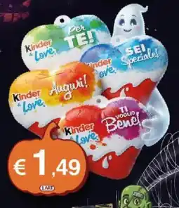 Mister Risparmio Kinder Love offerta