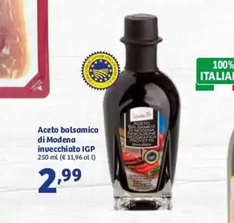 In'S Mercato Aceto balsamico di Modena invecchiato IGP 250ml offerta