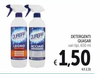 Spazio Conad Quasar Detergenti 650 ml offerta