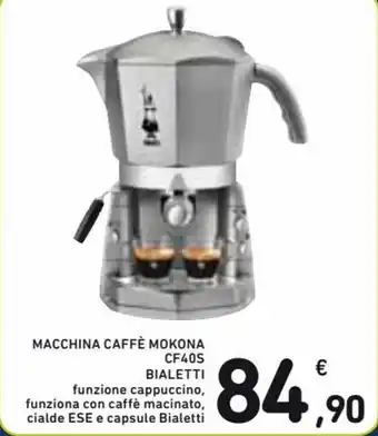 Spazio Conad Bialetti Macchina Caffè Mokona CF40S offerta