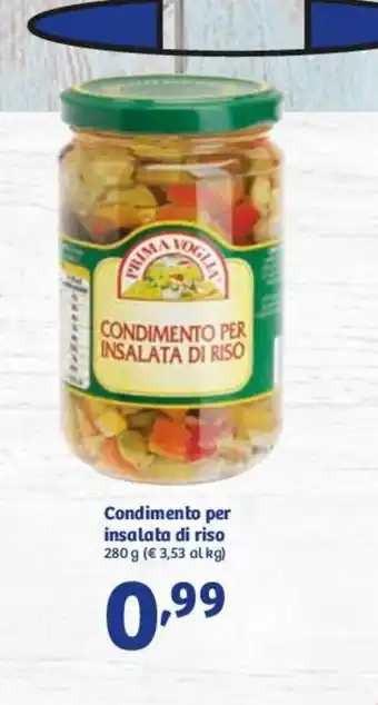 In'S Mercato Condimento per insalata di riso 280g offerta